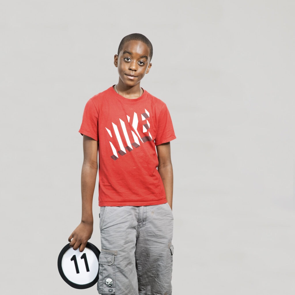 This digital image is part of the 1 to Infinity portrait photography series by Danny Goldfield.