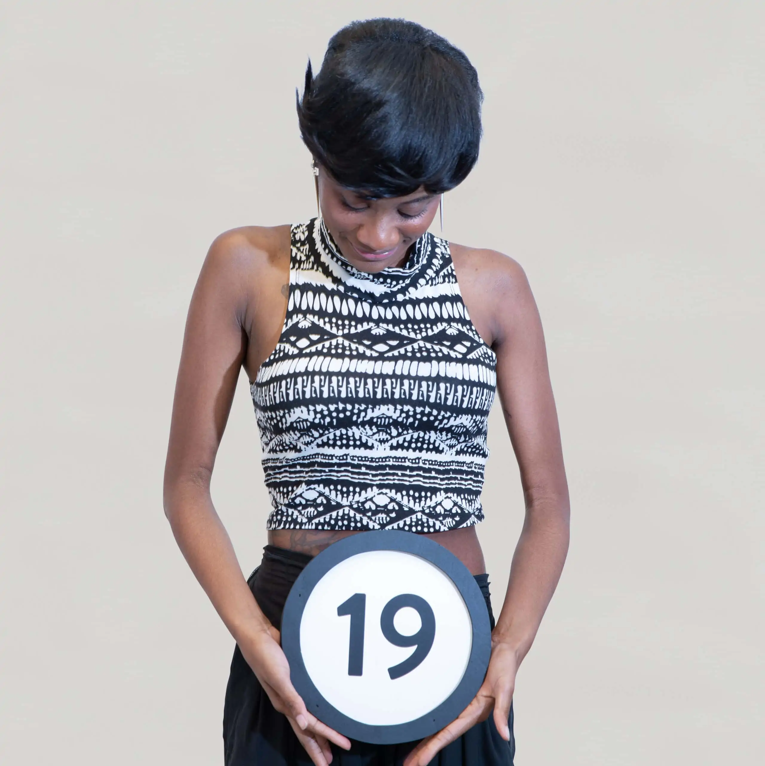 This digital image is part of the 1 to Infinity portrait photography series by Danny Goldfield.