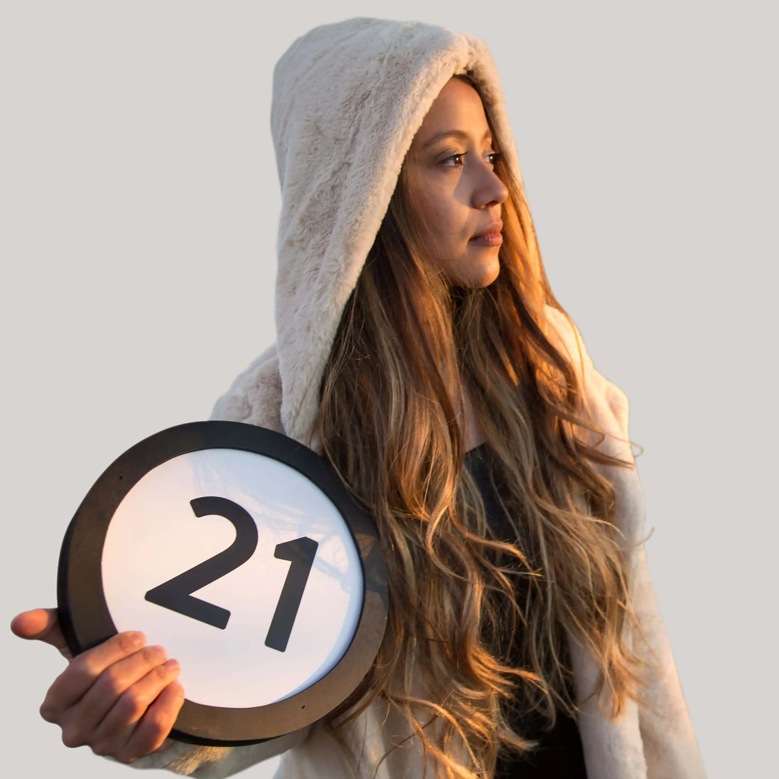 This digital image is part of the 1 to Infinity portrait photography series by Danny Goldfield.