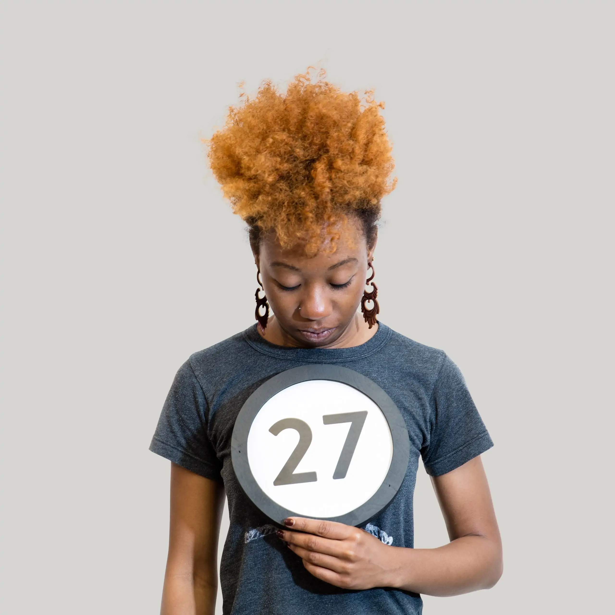 This digital image is part of the 1 to Infinity portrait photography series by Danny Goldfield.