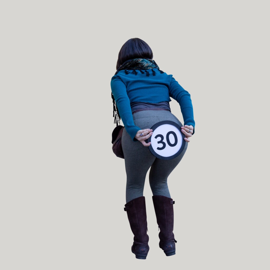 This digital image is part of the 1 to Infinity portrait photography series by Danny Goldfield.