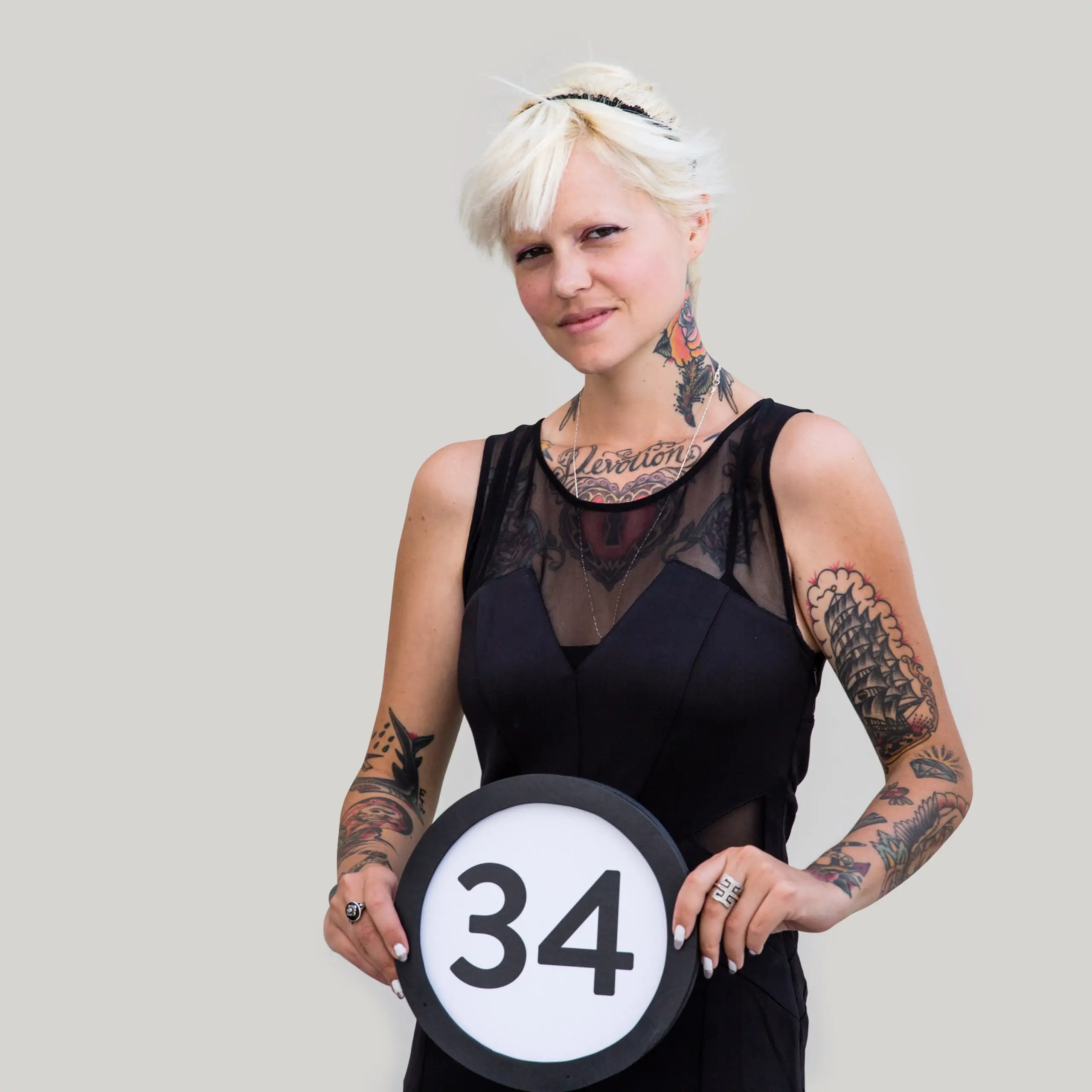 This digital image is part of the 1 to Infinity portrait photography series by Danny Goldfield.